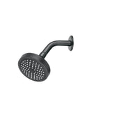 Ducha reona e abs 4-1/4" brazo y cabeza negro m.